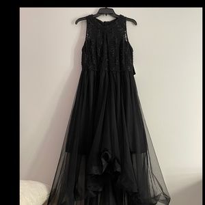 Black formal dress